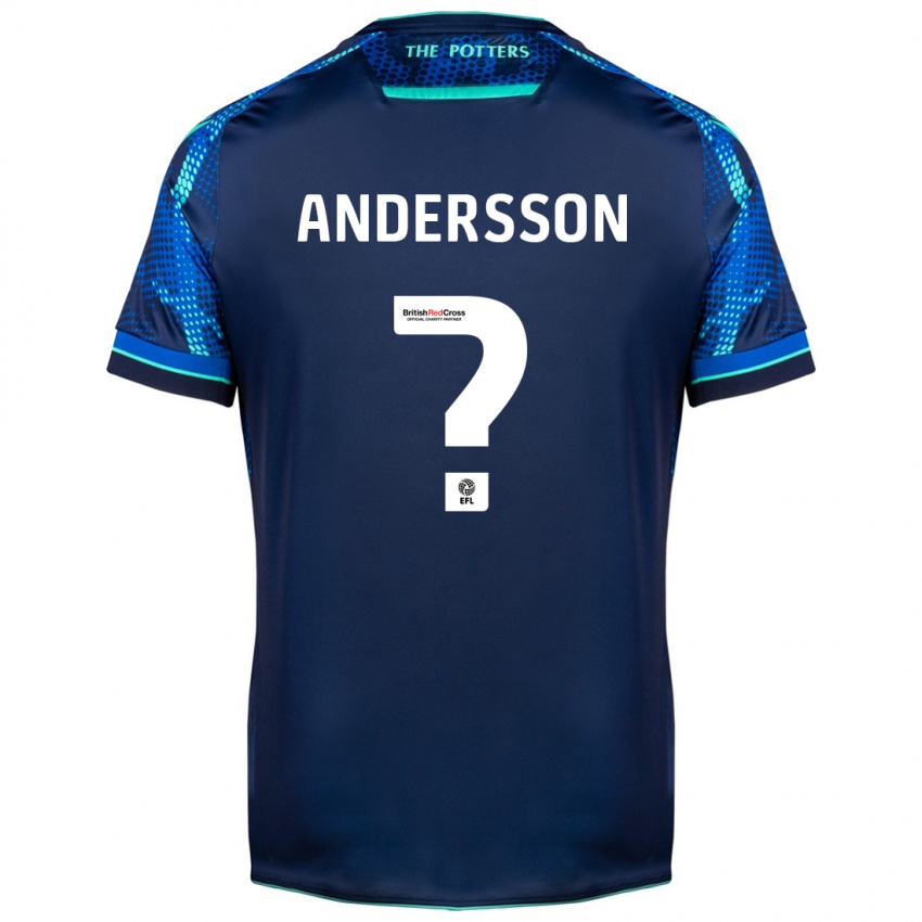 גברים אדווין אנדרסון #0 חיל הים הרחק ג'רזי 2023/24 חולצה קצרה