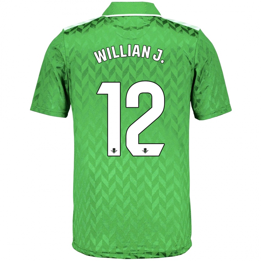 נשים וויליאן ז'וזה #12 ירוק הרחק ג'רזי 2023/24 חולצה קצרה