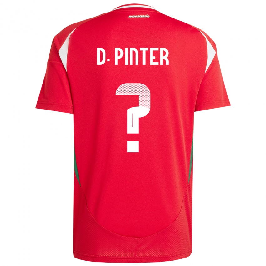 נשים הונגריה Daniel Pinter #0 אָדוֹם ג'רזי ביתית 24-26 חולצה קצרה