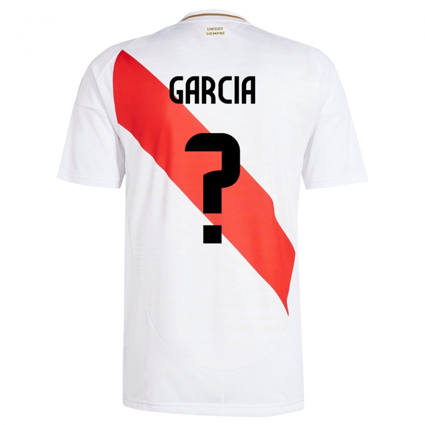 נשים פרו Gian García #0 לבן ג'רזי ביתית 24-26 חולצה קצרה