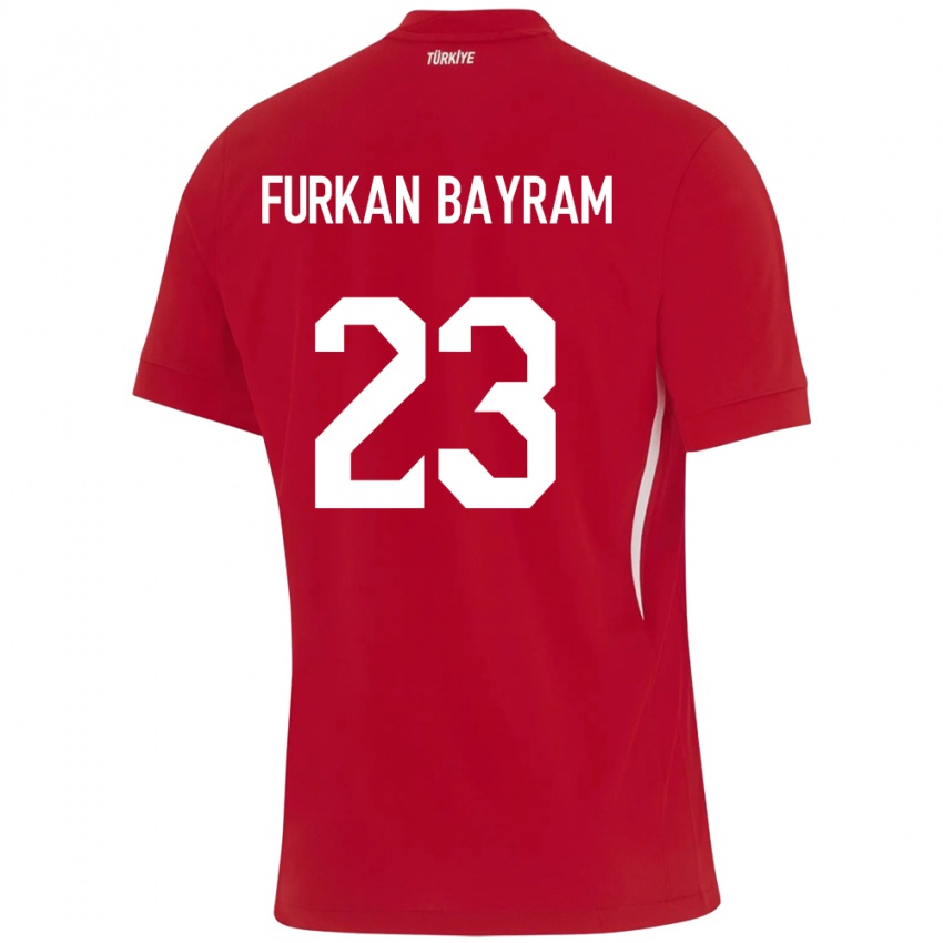 נשים טורקיה מרט פורקאן באייראם #23 אָדוֹם הרחק ג'רזי 24-26 חולצה קצרה