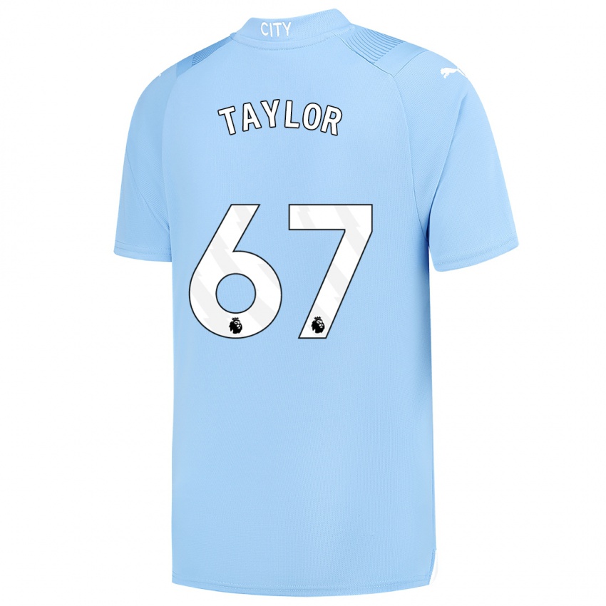 ילדים Kane Taylor #67 כחול בהיר ג'רזי ביתית 2023/24 חולצה קצרה