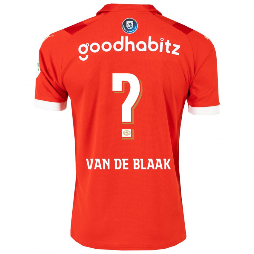 ילדים Emmanuel Van De Blaak #0 אָדוֹם ג'רזי ביתית 2023/24 חולצה קצרה