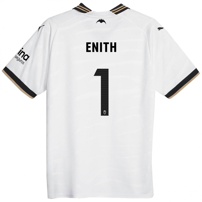 ילדים Enith #1 לבן ג'רזי ביתית 2023/24 חולצה קצרה