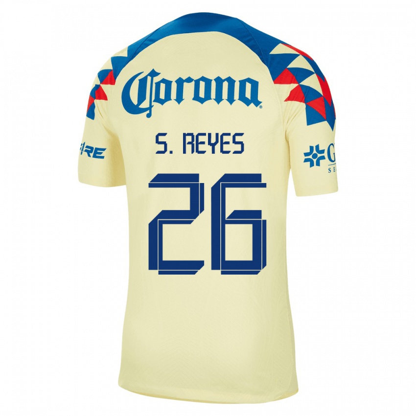 ילדים סלבדור רייס צ׳אבס #26 צהוב ג'רזי ביתית 2023/24 חולצה קצרה