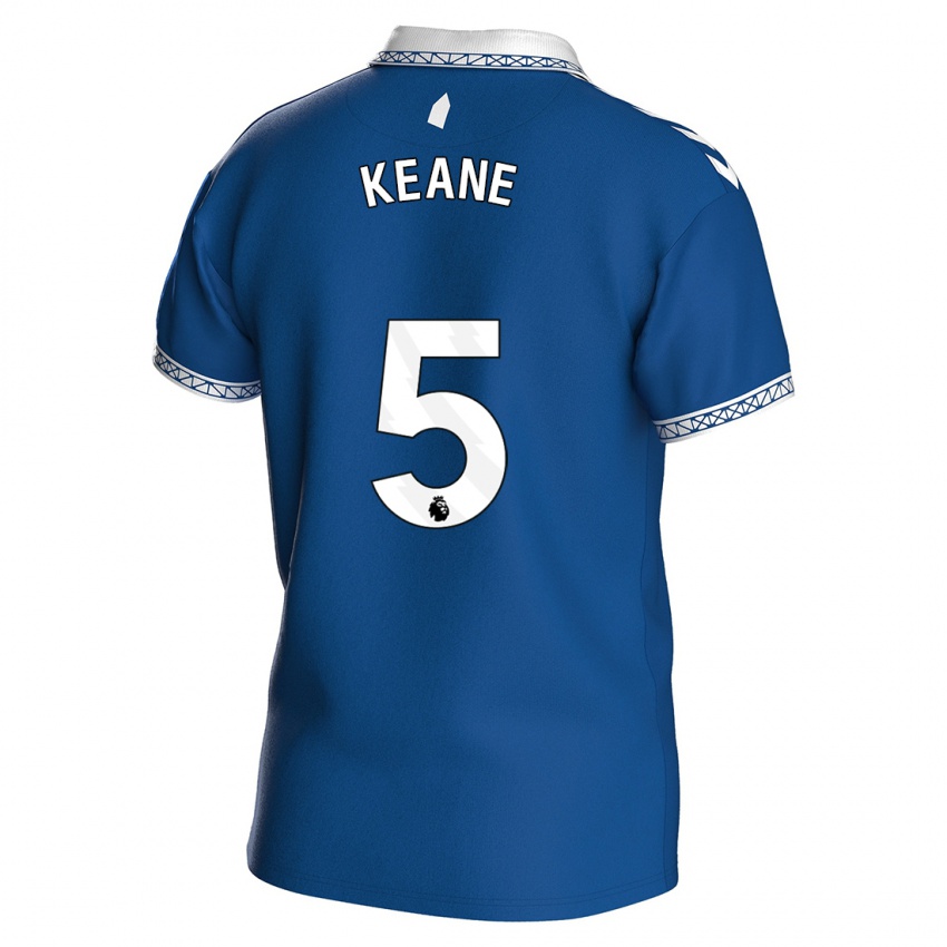 גברים מייקל קין #5 כחול מלכותי ג'רזי ביתית 2023/24 חולצה קצרה