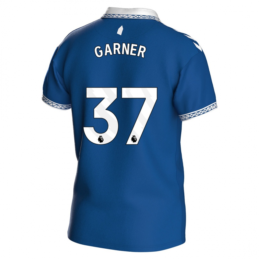 גברים ג'יימס גארנר #37 כחול מלכותי ג'רזי ביתית 2023/24 חולצה קצרה