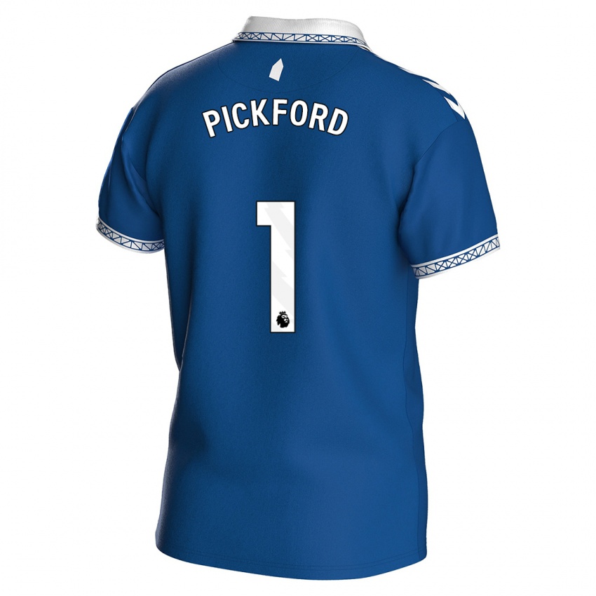 גברים ג'ורדן פיקפורד #1 כחול מלכותי ג'רזי ביתית 2023/24 חולצה קצרה