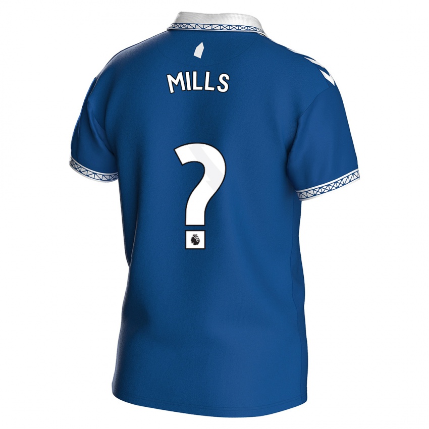 גברים סטנלי מילס #0 כחול מלכותי ג'רזי ביתית 2023/24 חולצה קצרה