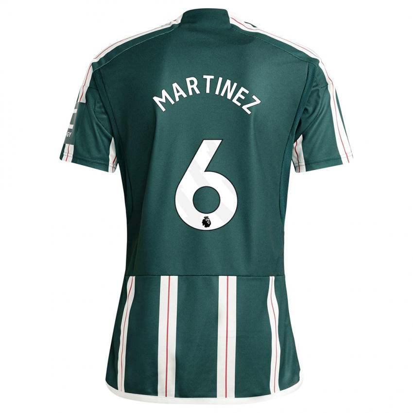 גברים ליסנדרו מרטינס #6 ירוק כהה הרחק ג'רזי 2023/24 חולצה קצרה