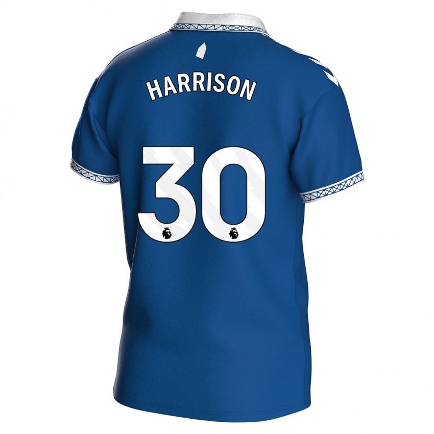 נשים ג'ק האריסון #30 כחול מלכותי ג'רזי ביתית 2023/24 חולצה קצרה