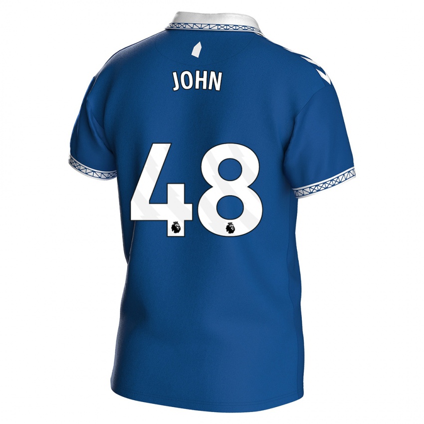 נשים קייל ג'ון #48 כחול מלכותי ג'רזי ביתית 2023/24 חולצה קצרה