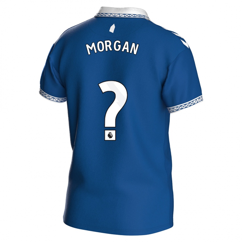 נשים ג'ורג' מורגן #0 כחול מלכותי ג'רזי ביתית 2023/24 חולצה קצרה