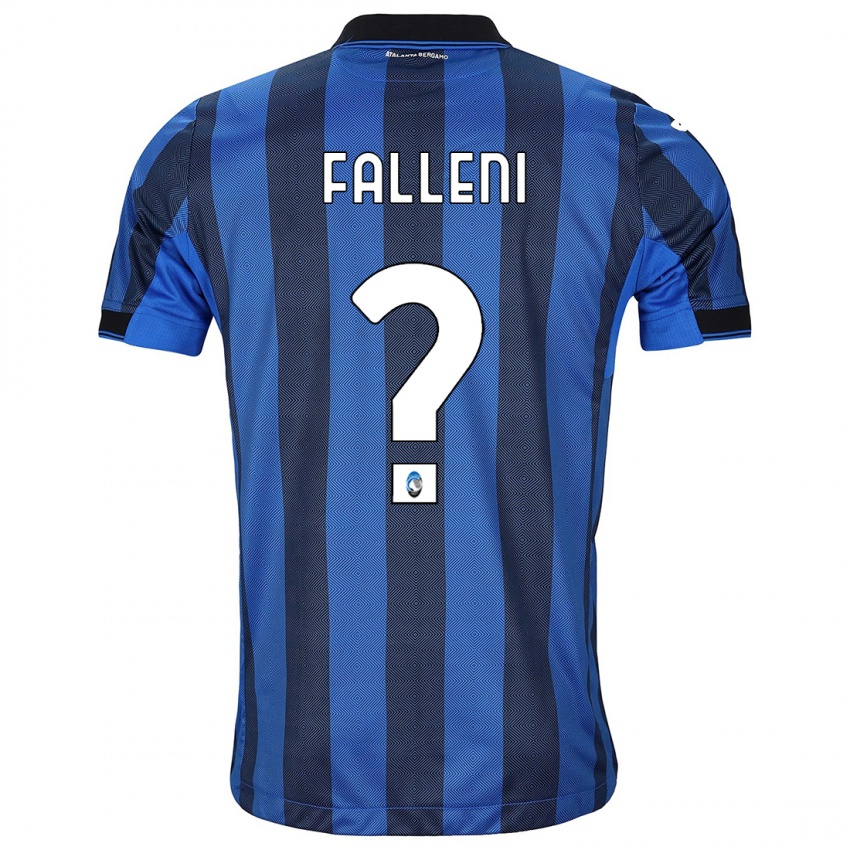 נשים Alessandro Falleni #0 שחור כחול ג'רזי ביתית 2023/24 חולצה קצרה