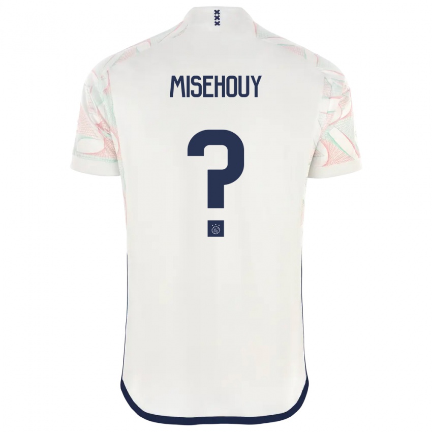 נשים Gabriel Misehouy #0 לבן הרחק ג'רזי 2023/24 חולצה קצרה