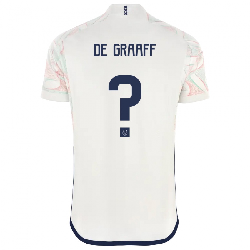נשים Tom De Graaff #0 לבן הרחק ג'רזי 2023/24 חולצה קצרה