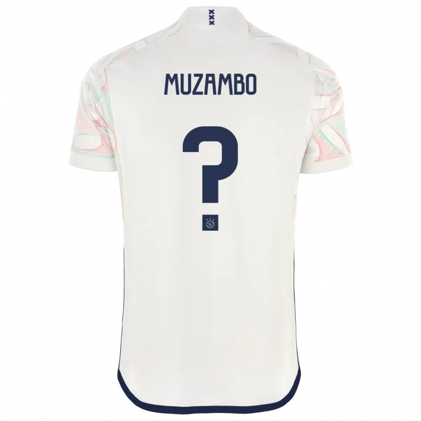 נשים Stanis Idumbo Muzambo #0 לבן הרחק ג'רזי 2023/24 חולצה קצרה