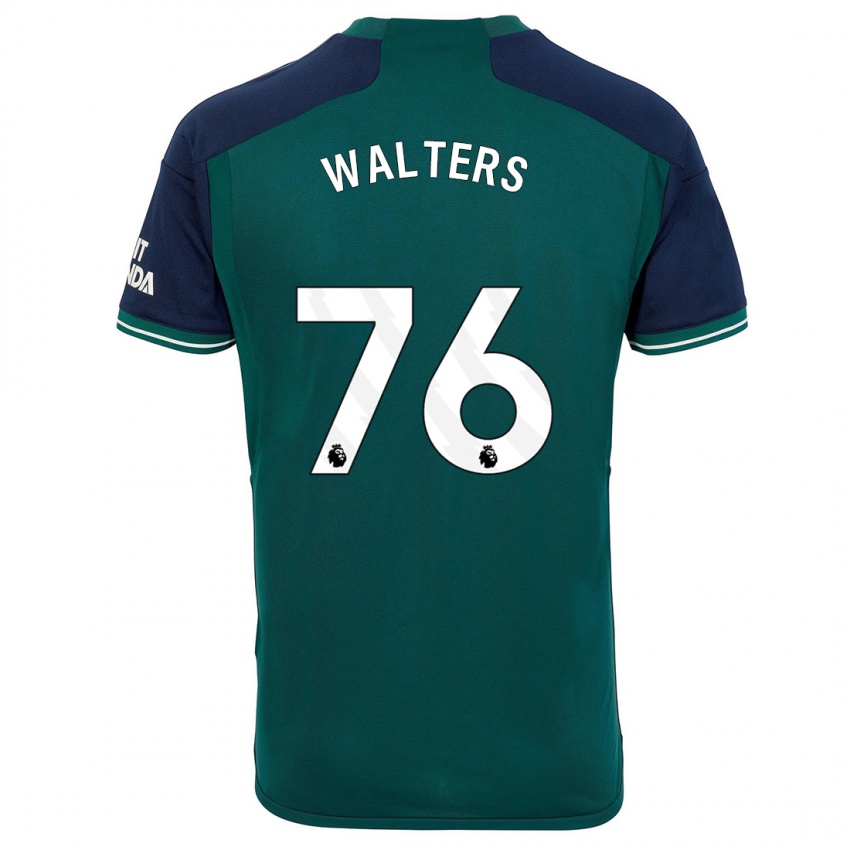 נשים Reuell Walters #76 ירוק ג'רזי קיט שלישי 2023/24 חולצה קצרה