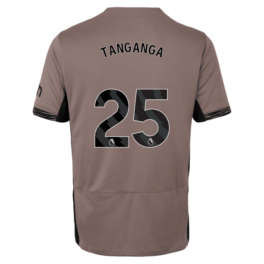 נשים ג’פט טנגאנגה #25 בז' כהה ג'רזי קיט שלישי 2023/24 חולצה קצרה