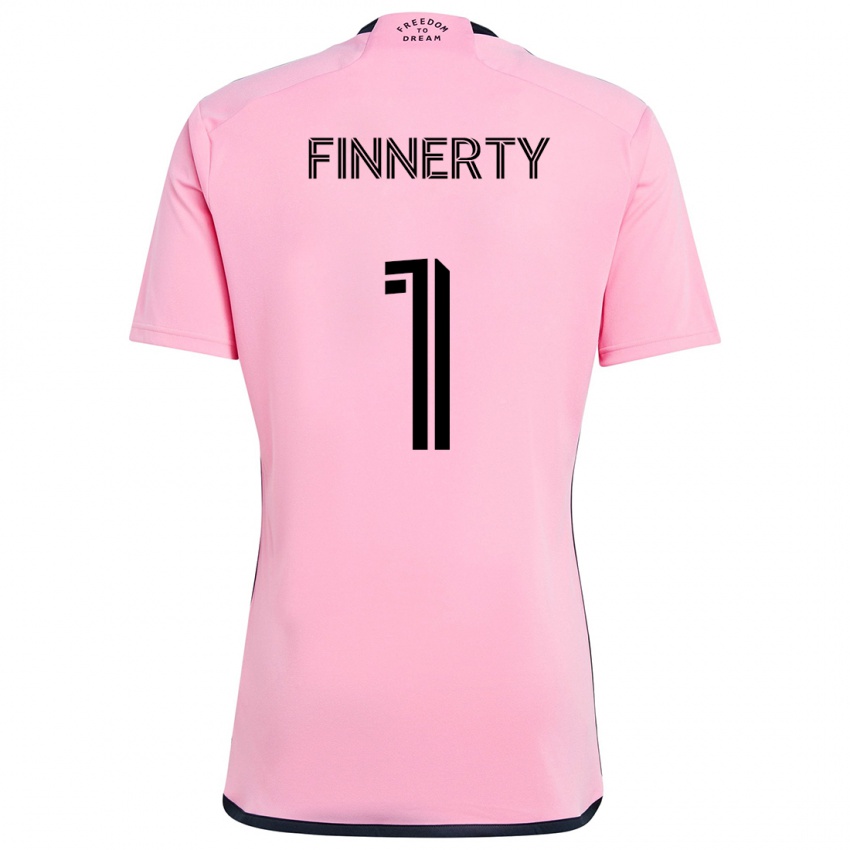 ילדים Owen Finnerty #1 וָרוֹד ג'רזי ביתית 2024/25 חולצה קצרה