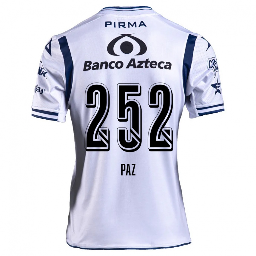 ילדים Denilson Paz #252 כחול נייבי לבן ג'רזי ביתית 2024/25 חולצה קצרה