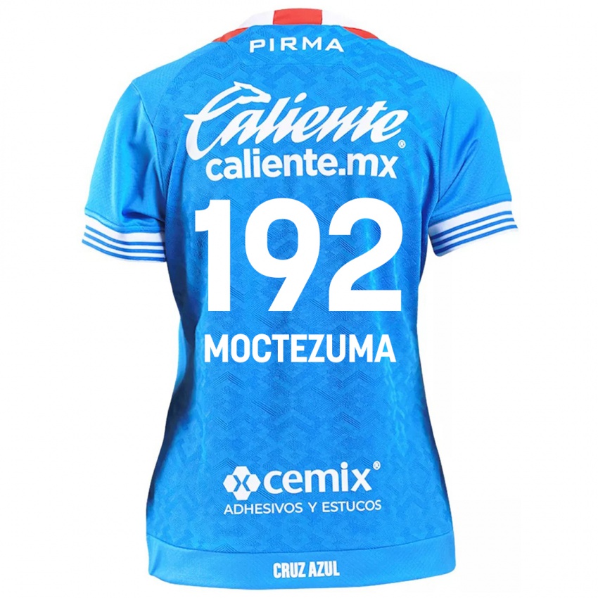 ילדים Brayan Moctezuma #192 שמים כחולים ג'רזי ביתית 2024/25 חולצה קצרה