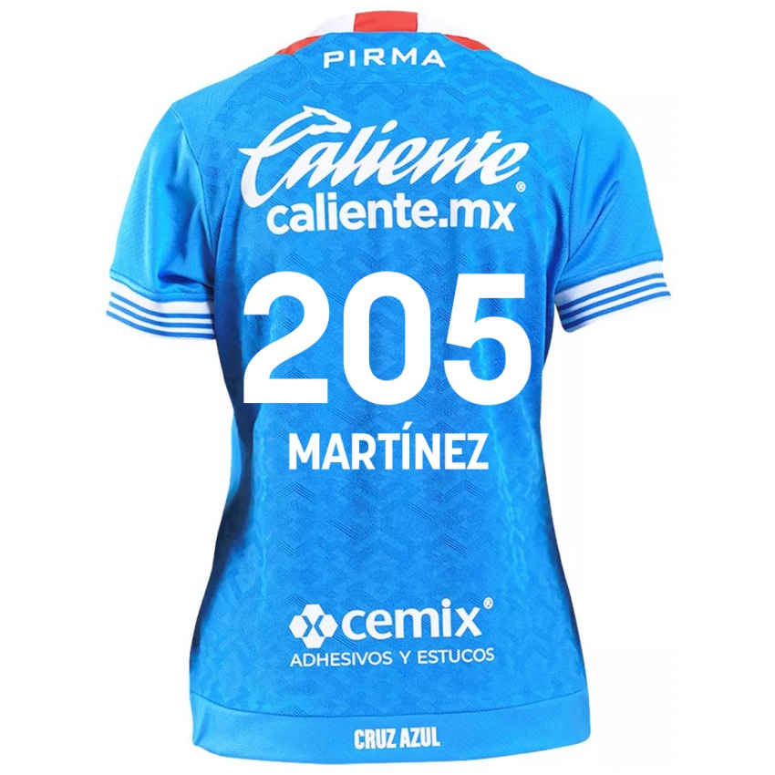 ילדים César Martínez #205 שמים כחולים ג'רזי ביתית 2024/25 חולצה קצרה