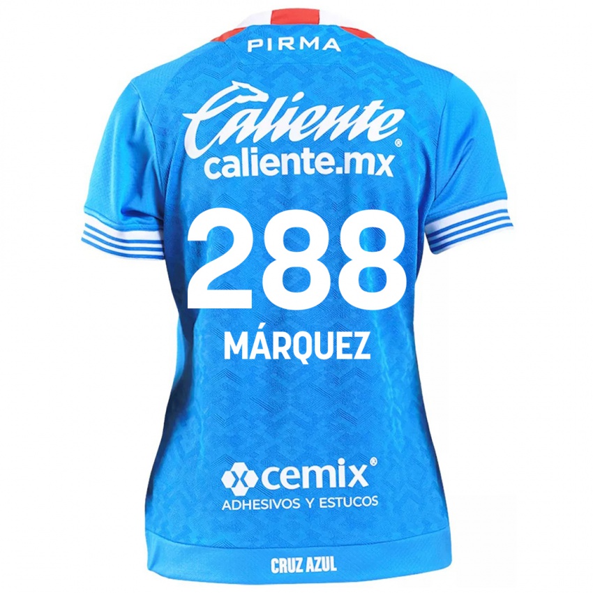 ילדים Víctor Márquez #288 שמים כחולים ג'רזי ביתית 2024/25 חולצה קצרה