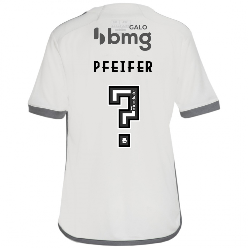 ילדים Gabriel Pfeifer #0 צבע קרם הרחק ג'רזי 2024/25 חולצה קצרה