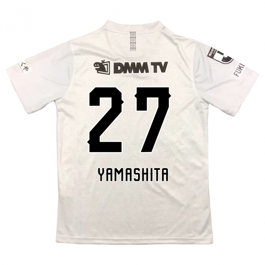 ילדים Sotaro Yamashita #27 אפור שחור הרחק ג'רזי 2024/25 חולצה קצרה