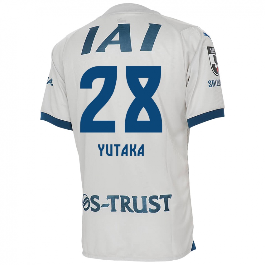 ילדים Yutaka Yoshida #28 לבן אדוםלבן כחול הרחק ג'רזי 2024/25 חולצה קצרה