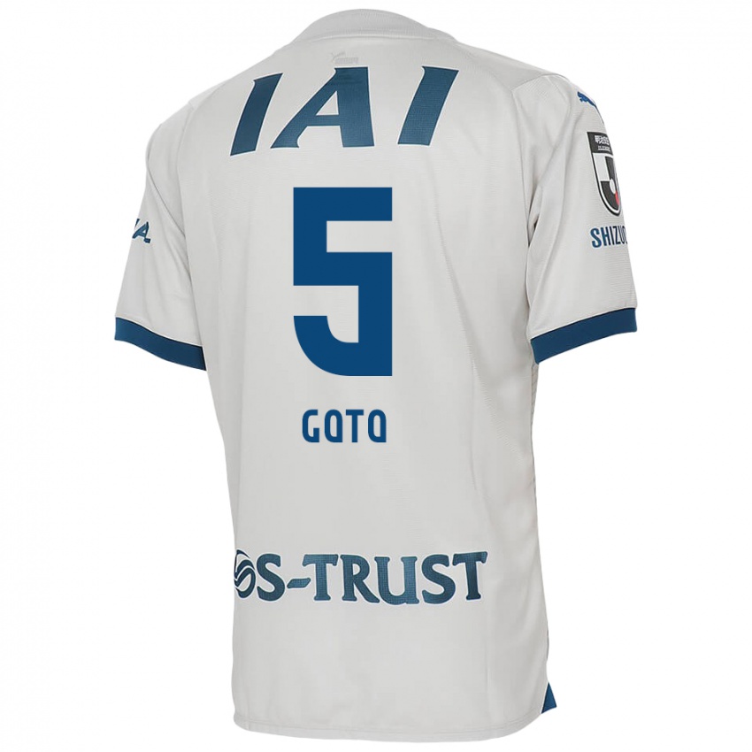 ילדים Keita Goto #5 לבן אדוםלבן כחול הרחק ג'רזי 2024/25 חולצה קצרה