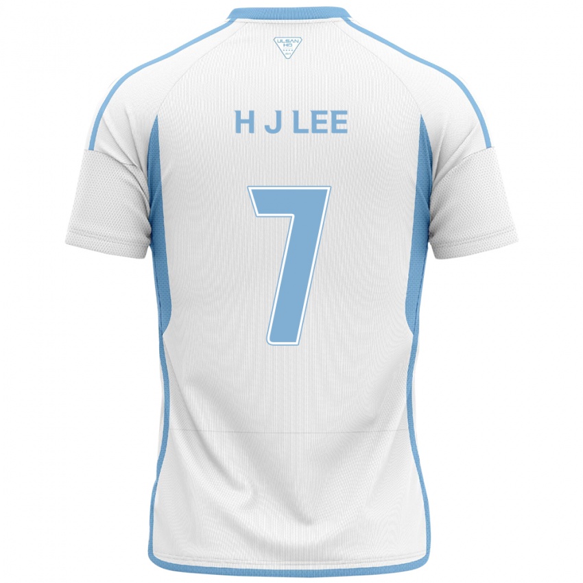 ילדים Jae-Hun Lee #7 לבן אדוםלבן כחול הרחק ג'רזי 2024/25 חולצה קצרה