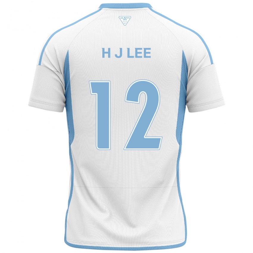 ילדים Jae-Hyung Lee #12 לבן אדוםלבן כחול הרחק ג'רזי 2024/25 חולצה קצרה