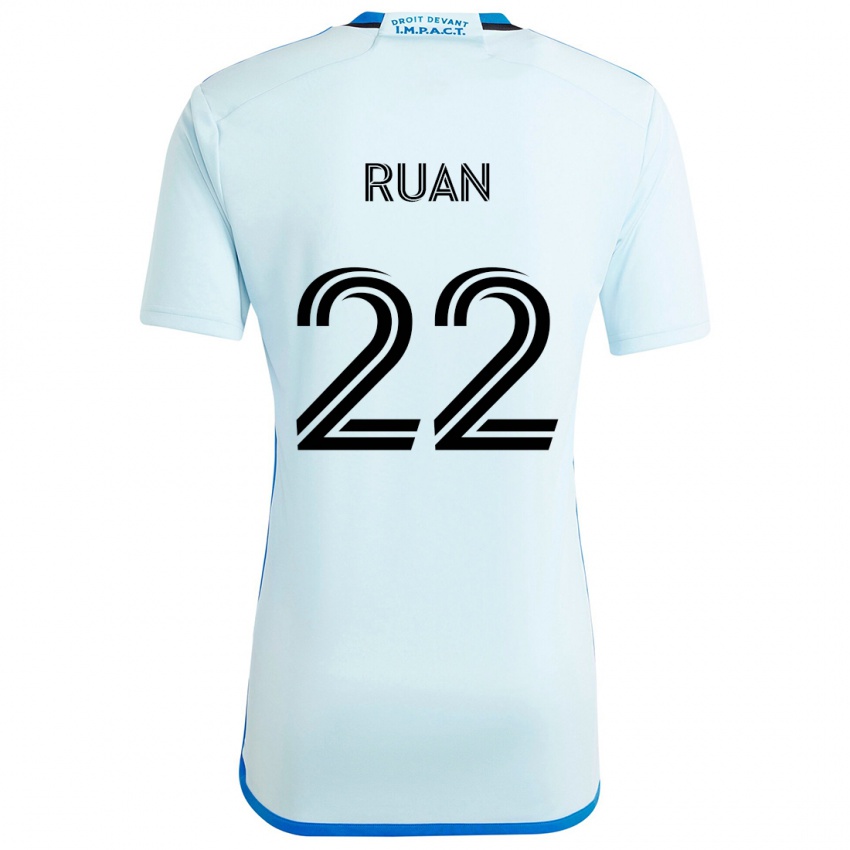 ילדים Ruan #22 קרח כחול הרחק ג'רזי 2024/25 חולצה קצרה