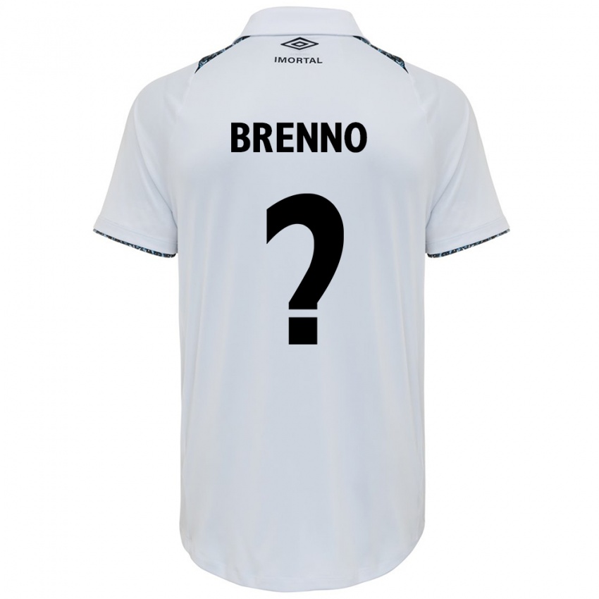 גברים Brenno #0 לבן אדוםלבן כחול הרחק ג'רזי 2024/25 חולצה קצרה