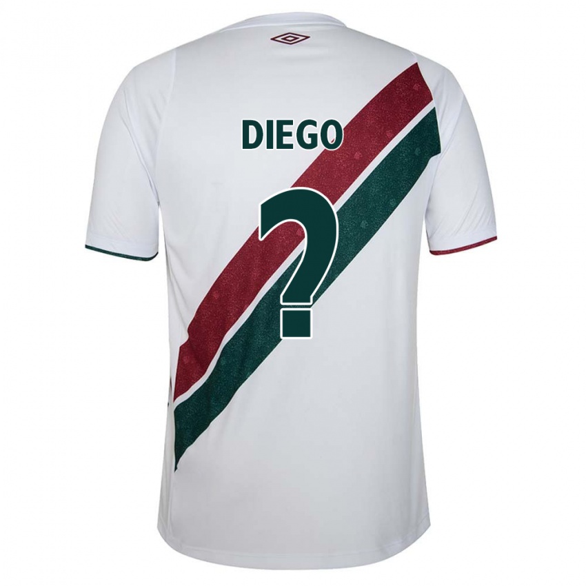 גברים Diego #0 לבן ירוק חום הרחק ג'רזי 2024/25 חולצה קצרה