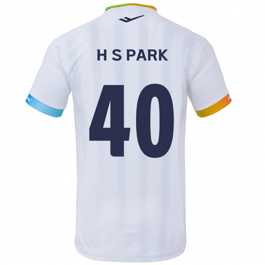 גברים Seong-Hun Park #40 לבן אדוםלבן כחול הרחק ג'רזי 2024/25 חולצה קצרה