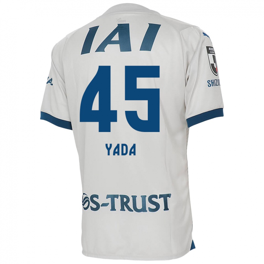 נשים Ryunosuke Yada #45 לבן אדוםלבן כחול הרחק ג'רזי 2024/25 חולצה קצרה