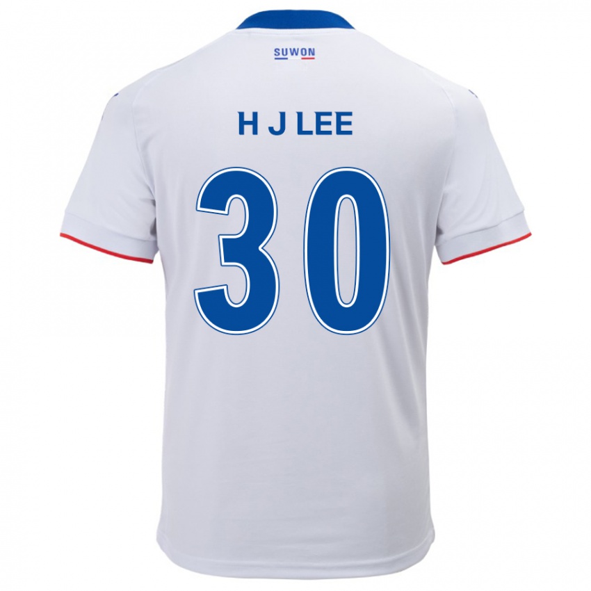 נשים Ji-Ho Lee #30 לבן אדוםלבן כחול הרחק ג'רזי 2024/25 חולצה קצרה