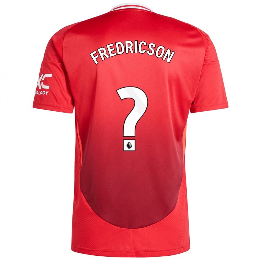 ילדים Tyler Fredricson #0 אדום בוהק ג'רזי ביתית 2024/25 חולצה קצרה