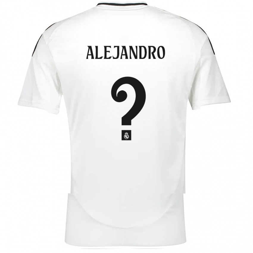 ילדים Alejandro Hernández #0 לָבָן ג'רזי ביתית 2024/25 חולצה קצרה