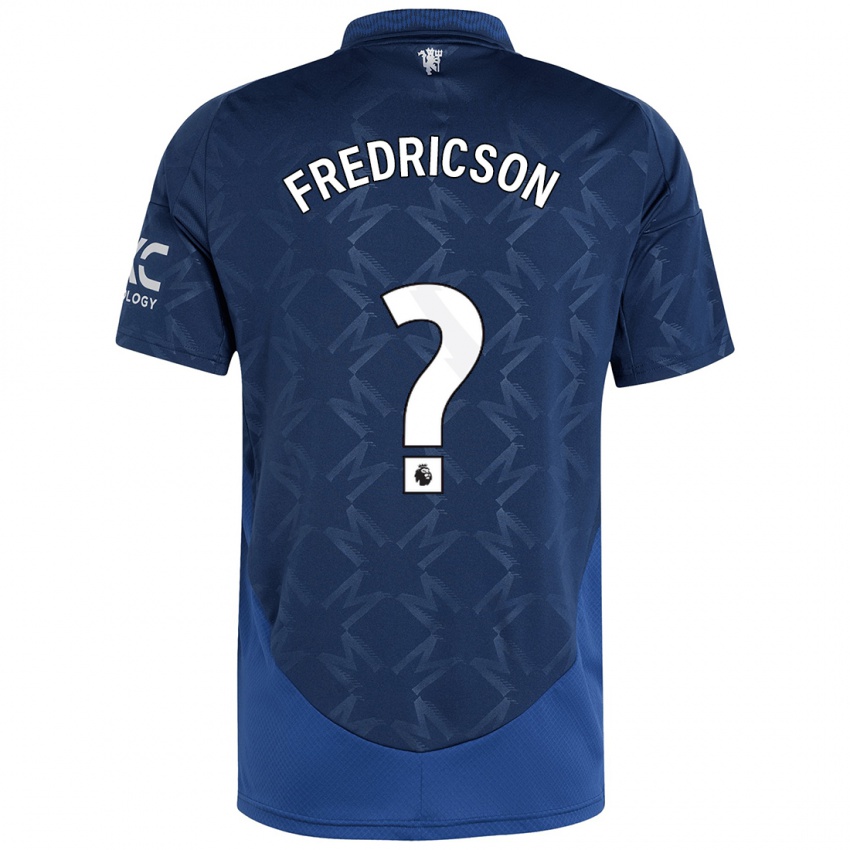 ילדים Tyler Fredricson #0 אִינדִיגוֹ הרחק ג'רזי 2024/25 חולצה קצרה