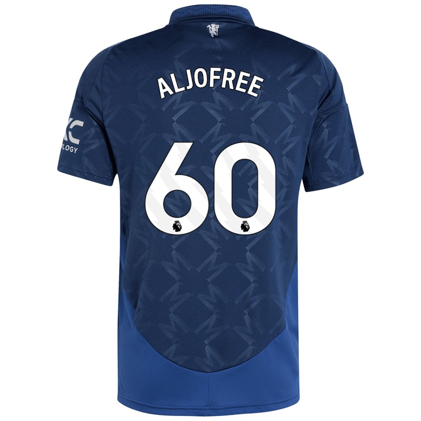 ילדים Sonny Aljofree #60 אִינדִיגוֹ הרחק ג'רזי 2024/25 חולצה קצרה