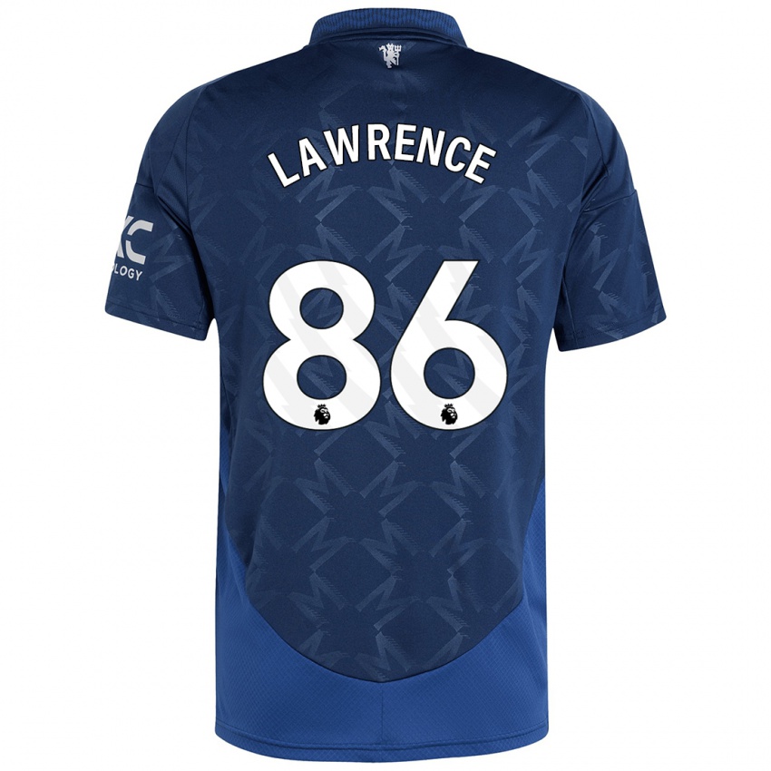 ילדים Marcus Lawrence #86 אִינדִיגוֹ הרחק ג'רזי 2024/25 חולצה קצרה