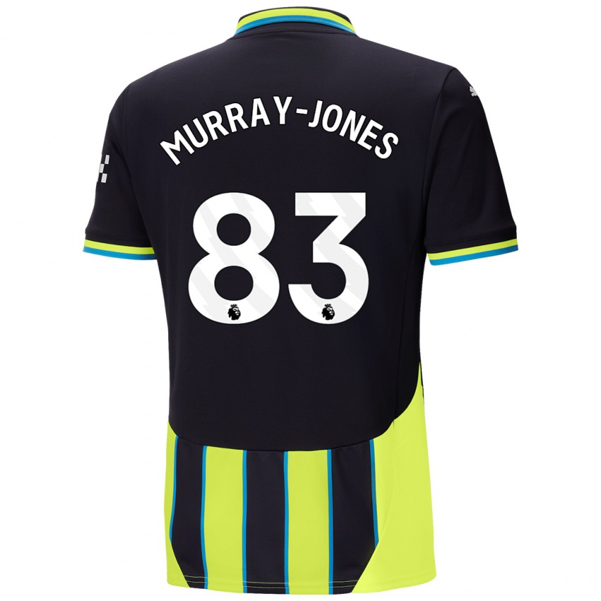 ילדים George Murray-Jones #83 כחול צהוב הרחק ג'רזי 2024/25 חולצה קצרה