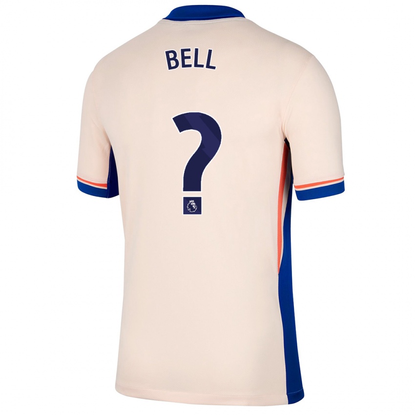 ילדים Toby Bell #0 בז' בהיר הרחק ג'רזי 2024/25 חולצה קצרה