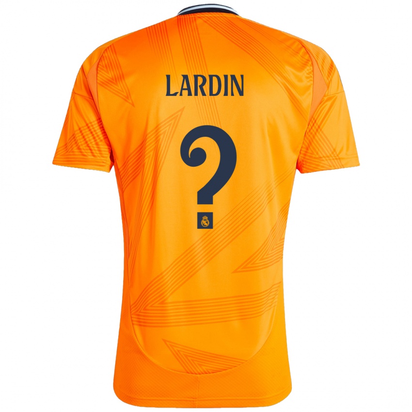 ילדים Carlos Lardin #0 כָּתוֹם הרחק ג'רזי 2024/25 חולצה קצרה