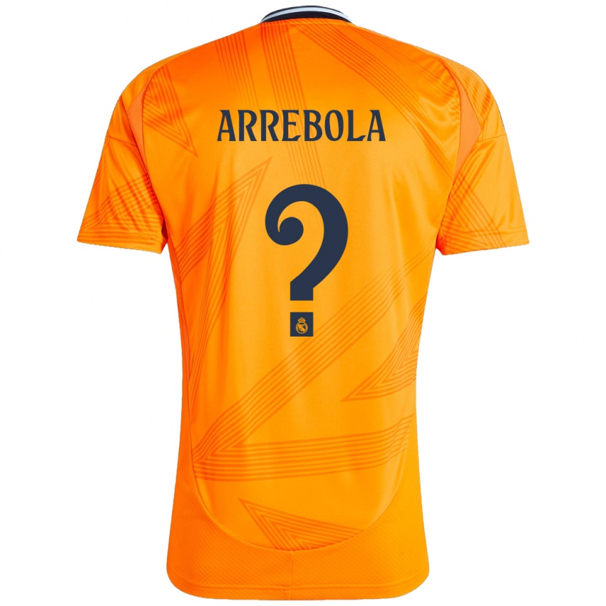 ילדים Hugo Arrebola #0 כָּתוֹם הרחק ג'רזי 2024/25 חולצה קצרה