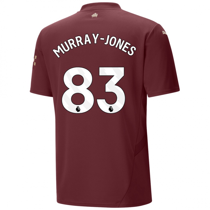 ילדים George Murray-Jones #83 חוּם עֲרמוֹנִי ג'רזי קיט שלישי 2024/25 חולצה קצרה